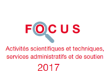 Couverture Focus Activités scientifiques et techniques 2017