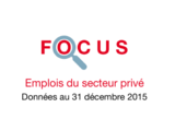Couverture Focus Emplois 2015