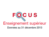 Couverture Focus Enseignement supérieur 2013