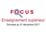 Couverture Focus Enseignement supérieur 2017