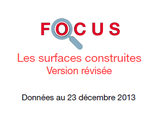 Couverture Focus : Surfaces construites Couverture Focus : Surfaces construites