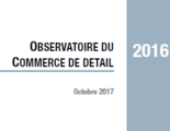 Couverture Observatoire Commerce de détail 2016