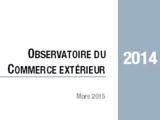 Couverture Observatoire Commerce Extérieur 2014 Couverture Observatoire Commerce Extérieur 2014