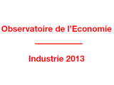 Couverture Observatoire Industrie 2013 Couverture Observatoire Industrie 2013