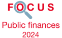 Couverture Focus Finances publiques 2024 Couverture Focus Finances publiques 2024
