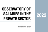 Observatoire des salaires dans le secteur privé 2022