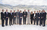 Voir la 4e Réunion de l'IMSEE - From left to right:  Pierre-Jean Medecin, Technical Advisor at the Ministry of Finance and Economy;  Thierry Orsini, Director-General of the Ministry of Finance and Economy;  Paul Masseron, Minister of Interior; André Garino, President of the Economic and Social Council;  Paul Champsaur, Former Director-General of INSEE (French National Institute for Statistics and Economic Studies) and President of the Public Statistics Authority in France;  Marc Burini, Member of the National Council;  H.E. Mr. Michel Roger, Minister of State;  Professor Pierre-André Chiappori, President of the Scientific Council for Statistics and Economic Studies;  Corinne Laforest de Minotty, Inspector General of the Administration;  Camille Svara, Municipal Councillor;  José Badia, Minister of Foreign Affairs;  Stéphane Valeri, Minister of Health and Social Affairs;  Lionel Galfré, Director of IMSEE;  Jean Franck Bussotti, Vice-President of the Scientific Council for Statistics and Economic Studies and Serge Pierryves, Director of the Business Development Agency © Charly Gallo Centre de Presse